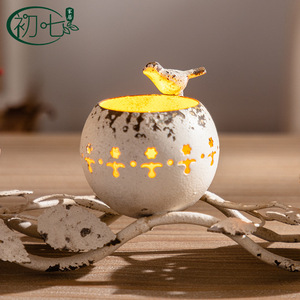 Candelabro de Hierro Blanco Antiguo Estilo Rama de Árbol, Portavelas Decorativo para Mesa de Boda - Product Image 5