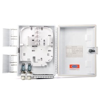 Doble propósito 16 Core Outdoor IP 65 FTTH FAT Access Fibra Joint Nap Caja de distribución de fibra óptica Cassette Tape Mini Splitter