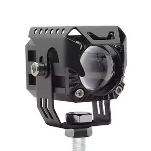 Ampoule LED 20W 7 SMD, projecteur double couleur, anneau halo blanc ambre, phare laser 12V-24V 6000K pour moto - Product Image 1