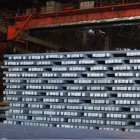 Billette d'acier de haute qualité conforme à la norme ASTM, billette d'acier au carbone carrée 3SP 5SP 130*130 150*150 pour la construction