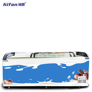 Congelatore a pozzetto commerciale grande per gelati e dessert surgelati, attrezzatura di refrigerazione affidabile per negozi - Product Image 2