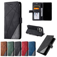 Étui de téléphone pliable de luxe S26 Ultra compatible, avec finition effet peau, placage électrolytique, fente pour cartes, rabat anti-chute pour S24FE