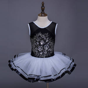 क्रिसमस बच्चों लड़कियों चरण नृत्य प्रदर्शन पहनने सेक्विन बैले जाज नृत्य पोशाक - Product Image 1