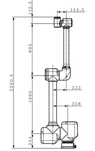 BORUNTE BRTMD193001A Brazo Robótico Industrial con Alcance de 2350 mm, Capacidad de Carga de 30 kg, Robot Colaborativo para Soldadura/Corte Láser, Motor PLC - Product Image 4