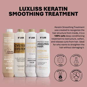 Traitement à la Kératine 0 % de Formol Professionnel de Salon Lissage Brésilien Nano Kératine Traitement Capillaire au Tanin - Product Image 3