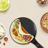 Vente en gros petite crêpière chauffante simple face poêle à gâteau électrique multifonctionnelle pour la maison
