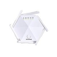 Yüksek Kaliteli Yeni Model WiFi 6 Genişletici 3000M Hız 2.4G&5.8G Çift Bantlı Kablosuz Sinyal Güçlendirici Altı Harici Antenli