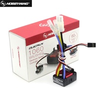 HobbyWing — contrôleur de vitesse QuicRun 1060 pour moteur Brushed, ESC 1060, avec Mode commutateur, BEC pour voiture RC 1:10, 60a, 1 pièce