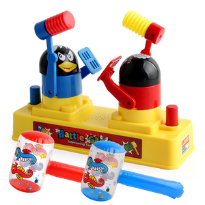 Con el juego de mesa de pingüino Beat interactivo para niños rojo azul ataque y defensa mutuamente juguete - Product Image 2