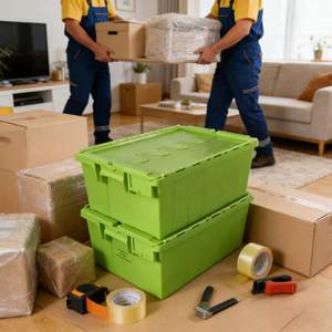 Boîtes de <span class=keywords><strong>logistique</strong></span> professionnelles |   Boîtes de rangement en plastique empilables <span class=keywords><strong>et</strong></span> emboîtables de qualité industrielle |   Vente en gros personnalisable <span class=keywords><strong>et</strong></span> écologique - Product Image 1