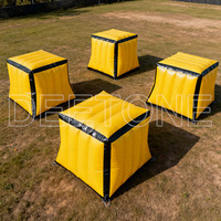 Bunker Gonflable Commercial Personnalisé Obstacle Paintball Speed Ball Pistolet Paintball Gonflable pour le Sport