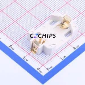 BS-06-B4AA012 Button & Strip Battery Connector SMD Connector Battery Holder CR2032 Phosphor Bronze - Product Image 1