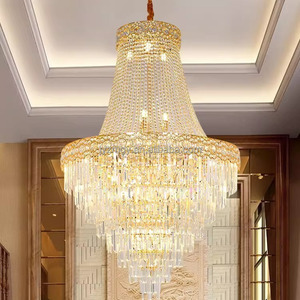 JYLighting Luxury Large LED <strong>Chandelier</strong> Contemporary Magnificent <strong>Crystal</strong> Restaurant Home Warm White Home Restaurant Contemporary - Product Image 1