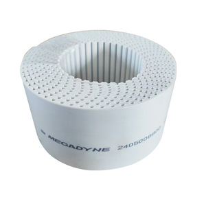 Correa de distribución síncrona de poliuretano Megadi italiana antiestática de empalme abierto PUAT5 AT10 8M 14M con alambre de acero, personalizable OEM - Product Image 3
