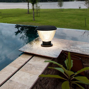 <span class=keywords><strong>Fari</strong></span> a Colonna LED Solari IP65 con Angolo di Illuminazione a 360°, Batteria al Litio Ferro Fosfato, Controllo Wireless, Illuminazione da Giardino Bicolore - Product Image 3