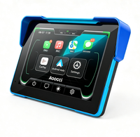 Écran CarPlay pour moto Aoocci C7 700 Nit lisible en plein soleil, 7 pouces, Android Auto sans fil, étanche IP67 pour les voyages en plein air