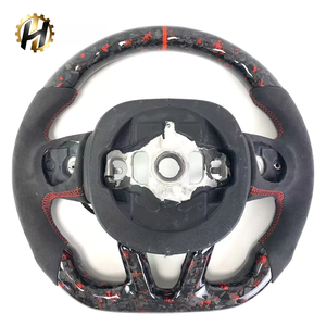Volant en fibre de carbone pour <span class=keywords><strong>Dodge</strong></span> Challenger, volant Hellcat <span class=keywords><strong>SRT</strong></span> 2015-2024, personnalisation possible - Product Image 6