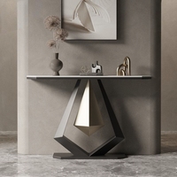 Table console très vendue, style italien moderne, luxe léger, table d'entrée d'angle, meuble de salon, table console pour la maison