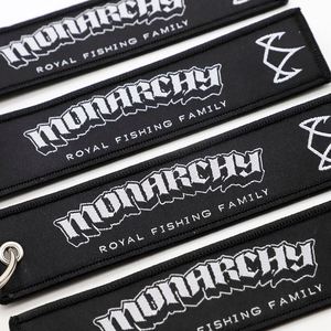 Etiqueta de Llave Tejida con Logotipo Personalizado, Estilo Gótico, para la Comunidad de Pescadores, Recuerdos Familiares, Llaveros Personalizados - Product Image 3