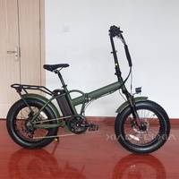 Vélo électrique pliable à batterie lithium 48V 15Ah, 20 pouces, pneus larges, moteur 250W, longue autonomie, promotionnel