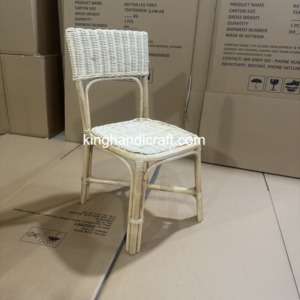 Silla Infantil de Ratán Hecha a Mano al por Mayor para Alquiler en Fiestas, Muebles Infantiles de Material Ecológico Natural para Eventos - Product Image 4