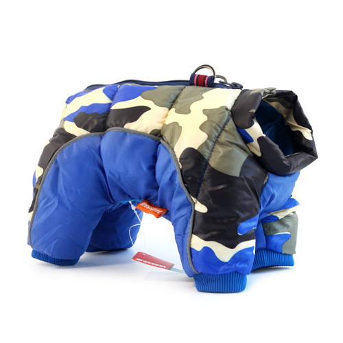 Camouflage bleu foncé