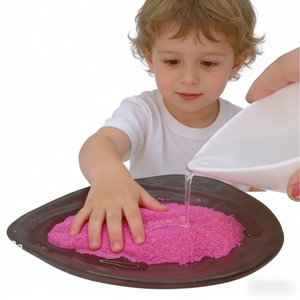 حبيبات مائية قابلة لإعادة الاستخدام مباشرة من المصنع - رمل سحري ملون للأطفال كأداة تعليمية حسية - Product Image 3
