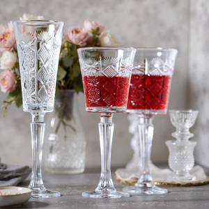 Verres à vin vintage classiques Offre Spéciale ensemble de trois pièces gobelets en cristal pour les banquets de mariage tasses à vin pour le vin rouge - Product Image 1