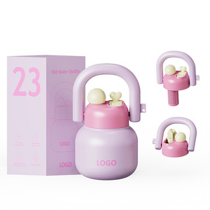 Kid Water <b>Bottle</b> 23 Oz Double Wall Insulated Stainless Steel With Tea Strainer For Travel - Product Image 3