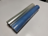 Film de transfert UV DTF AB transparent en cristal, étiquette UV en cristal, imperméable, pâte de transfert 3D, rouleau d'impression de film AB transparent en PET