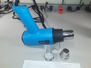 Qili 1800W Mini Loạt Công Nghiệp & Tự Làm Cấp Nhiệt Súng Điện Không Khí Nóng Với Điều Chỉnh Nhiệt Độ & Điều Khiển - Product Image 5
