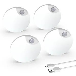 Produits tendance 2024 Veilleuses à capteur de mouvement LED rechargeables Lampe d'intérieur sous l'armoire