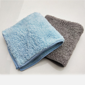 <b>Microfiber</b> <b>Towel</b> 40x40Cm Thickened Coral Fleece Absorbent Car Cleaning <b>Towel</b> For Auto Care - Product Image 2