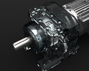 अनुकूलन योग्य r श्रृंखला हेलिकल गियर बॉक्स पावर ट्रांसमिशन गियरबॉक्स रिड्यूसर गियर 3 चरण मोटर - Product Image 3