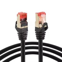 Jaringan Luar Ruangan Kecepatan Tinggi 40G 2000Mhz  berpelindung ganda 22AWG  SSTP  CAT 8 eksterior  flylead  SFTP CAT8  Molex  kabel patch