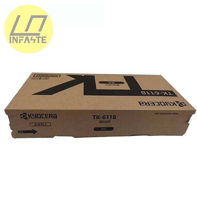 Infaste Good Quality Original Black Toner Cartridge for Kyo-cera TK6118 2520i M4125 4132idn Printer