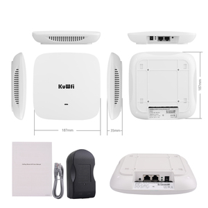 Đám mây từ xa kuwfi không dây băng tần kép <span class=keywords><strong>AP</strong></span> 128 người dùng 1800Mbps Gigabit <span class=keywords><strong>RJ45</strong></span> cổng <span class=keywords><strong>Wifi</strong></span> Acess điểm cho nhà Trần - Product Image 6