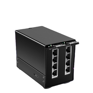 Adaptador USB4 a Ethernet de 8 Gigabit con Tarjetas PCIe Duales Preinstaladas, Conexión Externa por Cable para Laptop, NAS, Mini Thunderbolt 3/4/5, USB4 en Stock - Product Image 1