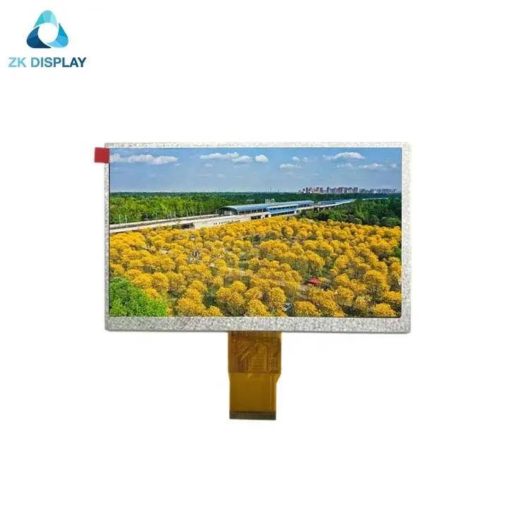 ZKDisplay LCD 모듈 7 인치 1024*600 IPS TTL RGB/LVDS/MIPI 인터페이스 CTP/RTP 터치 스크린 디스플레이 드라이버 보드 lcd 7 인치 화면