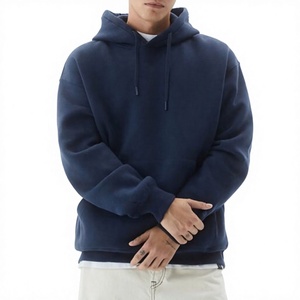 Sweat-shirts pour hommes à coupe régulière confortable, manches longues, avec logo personnalisé, tissu polaire, détail poche, respirant, mode hiver - Product Image 1