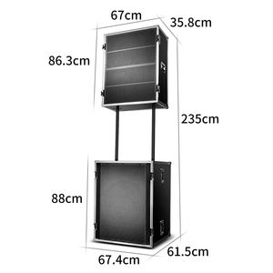 Biner LS15 Dual 15 Zoll 2-Kanal-Soundsystem-Lautsprecher mit professionellem Audio für Bühnenauftritte - Product Image 5