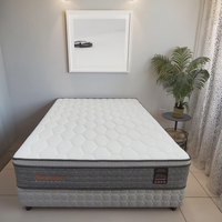 Matelas de luxe pour hôtel, matelas à ressorts ensachés, emballés en boîte, emballage en rouleau, matelas à ressorts ensachés en mousse ferme ignifuge au Royaume-Uni