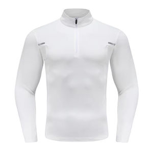 T-shirt Sportiva Casual da Uomo a Maniche Lunghe ad Asciugatura Rapida, Felpa da Palestra, Design Semplice per Fitness, Jogging, Corsa, Abbigliamento Sportivo ODM OEM - Product Image 4