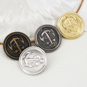 Thời trang Về Phía Trước Vòng <span class=keywords><strong>Shank</strong></span> kim loại nút-đồng thau may nút thân thiện với môi cho may mặc - Product Image 4