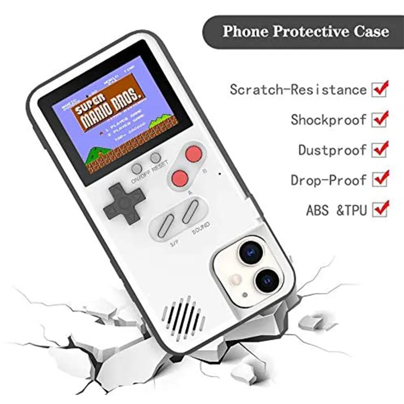 Phone Game Case with Mario 36 Games in 1 Retro Game Console for iphone mobile phone