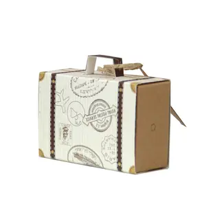 Dropshipping批发纪念品豪华巧克力优雅金色冲压糖果盒盒结婚礼物