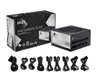 New Original M SI PRO A1000PL PCIE5 Full Modular 80 PLUS Platinum ATX 3.1&PCIe 5.1 Low Noise Psu for Pc Desktop Psu