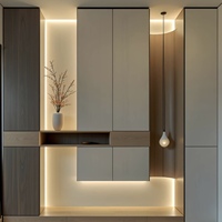 Armoires d'entrée de maison, armoire de rangement en bois, porte-chaussures nordique de luxe, armoire de rangement d'entrée