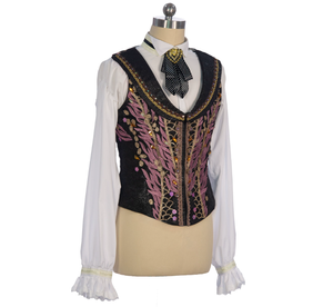 Chaqueta de <span class=keywords><strong>Ballet</strong></span> <span class=keywords><strong>para</strong></span> Hombre, Túnica de Danza Clásica Profesional <span class=keywords><strong>para</strong></span> Niño, <span class=keywords><strong>Ropa</strong></span> de <span class=keywords><strong>Ballet</strong></span> <span class=keywords><strong>para</strong></span> Actuación - Product Image 2