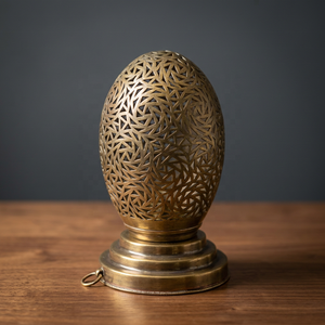 Collection artisanale traditionnelle de verrerie en laiton marocaine authentique - Product Image 6